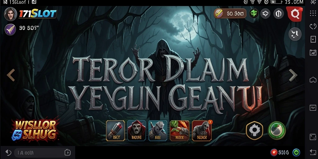 Tampilan gameplay menyeramkan penuh dengan aksi menegangkan.