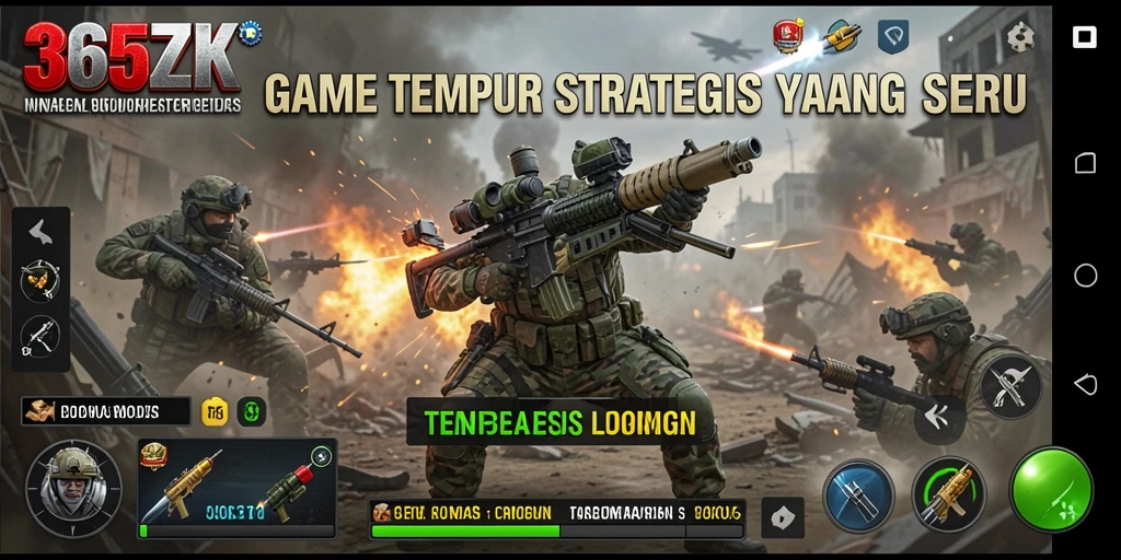 Tampilan gameplay 365ZK yang intens dan strategis.