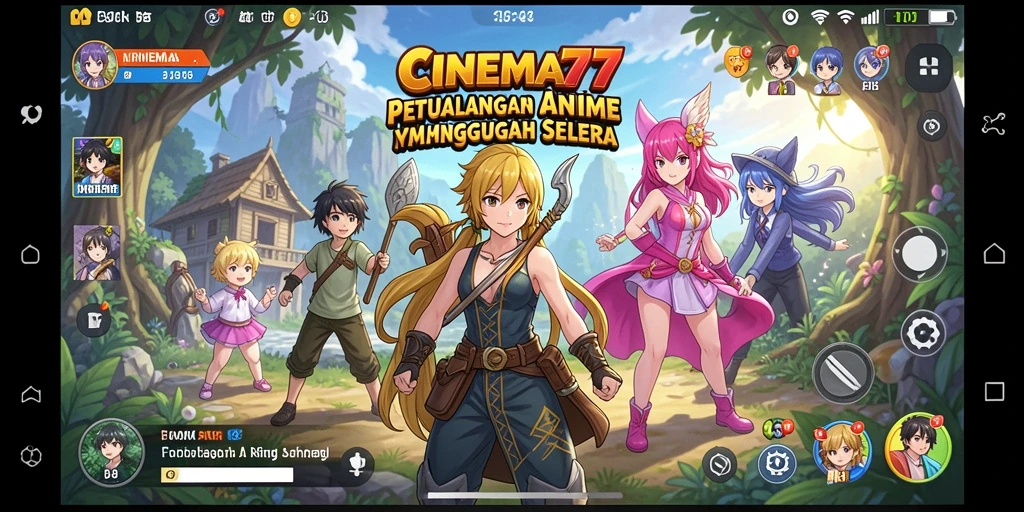 Tampilan menakjubkan dari gameplay karakter Anime.