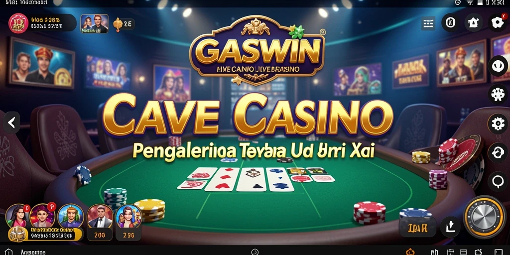 Tampilan menarik dari gameplay Live Casino di GASWIN.