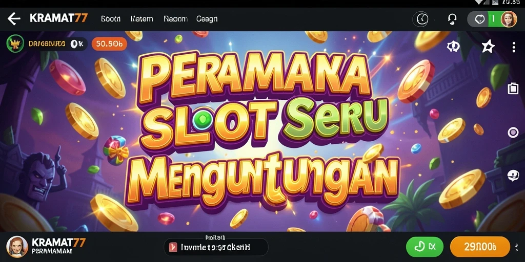 Tampilan gameplay KRAMAT77 yang mengasyikkan dan penuh warna.