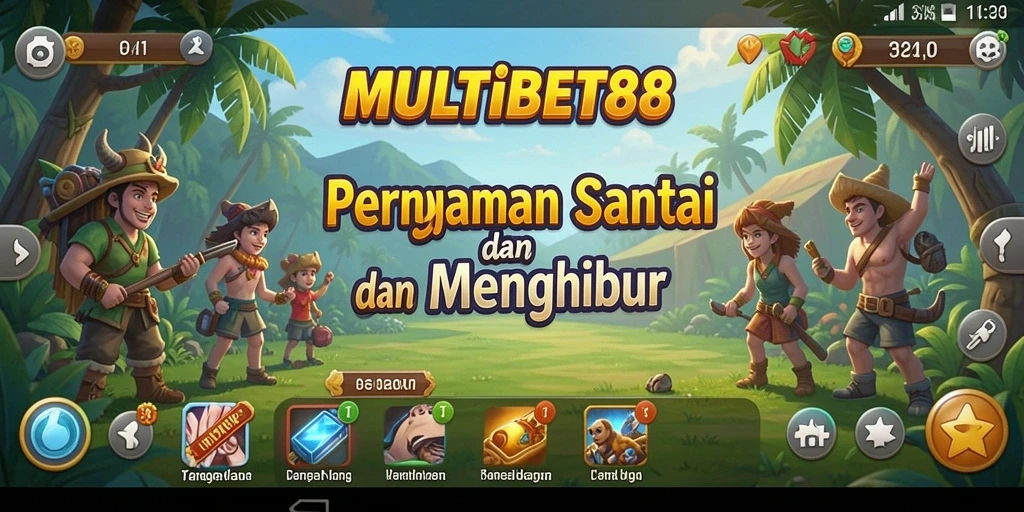 Tampilan gameplay santai dari MULTIBET88 yang menarik
