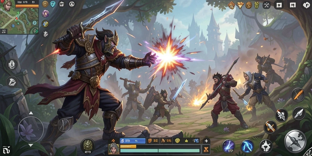 Tampilan gameplay seru di dunia fantasi RP79.