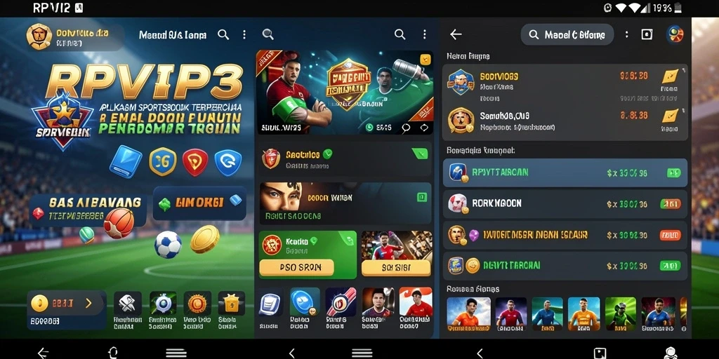 Tampilan screenshot RPVIP3 menampilkan antarmuka taruhan yang menarik.