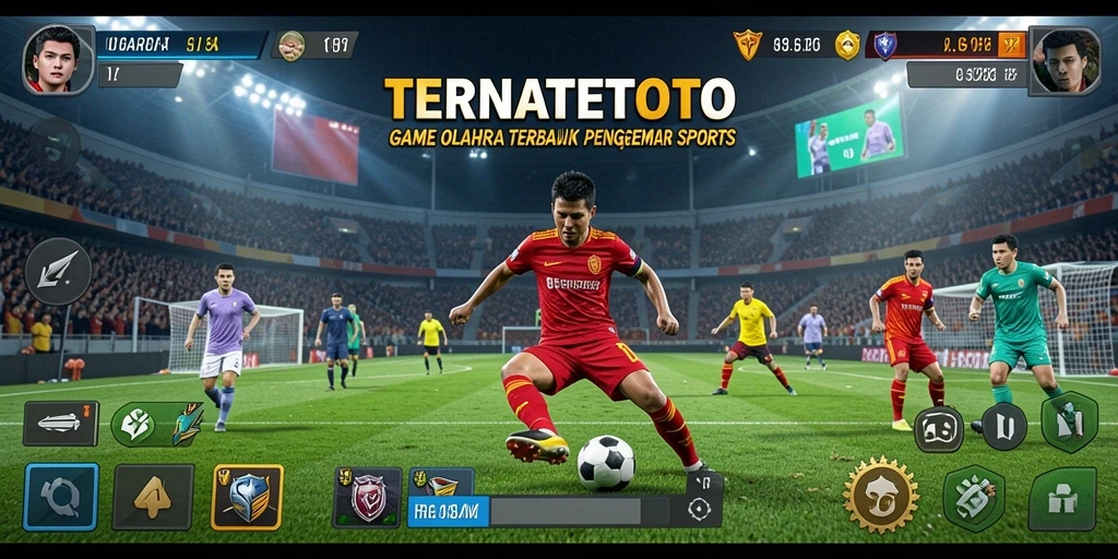 Screenshot gameplay <strong>TERNATETOTO</strong> yang menampilkan aksi seru di lapangan.