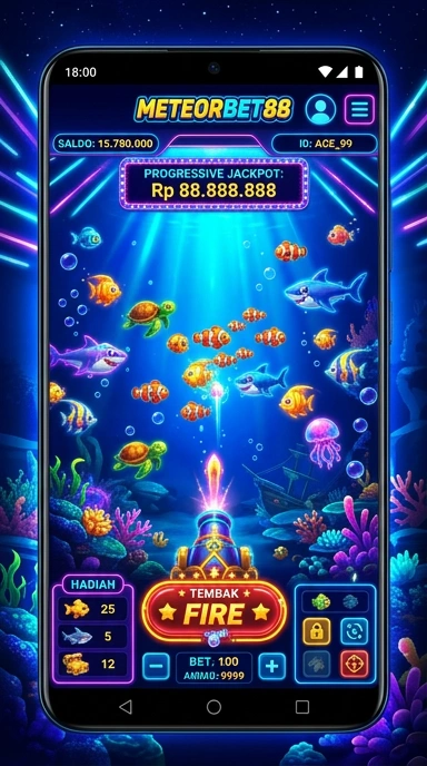 Screenshot fitur menarik dari aplikasi meteorbet88.